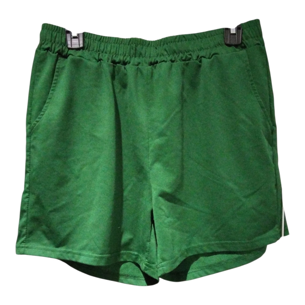 SHEIN Vibrant‎ Green Athletic Shorts